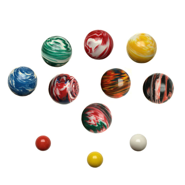 107 mm Tournament Marbleized Mix Bocce Ball Set